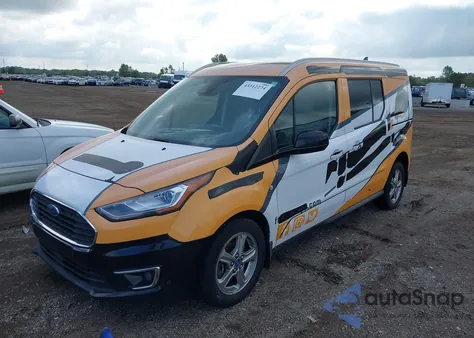 2019 Ford Transit Connect Titanium z USA, uszkodzony, nr VIN NM0GE9G21K1393643